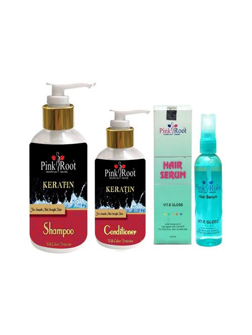 keratin shampoo & conditioner with hair serum - 19099117 - Very Small Image - 1