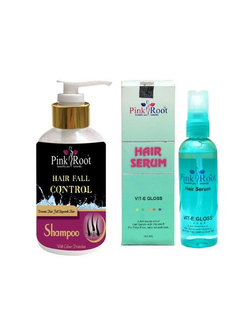 hair fall control shampoo with hair serum - 19099301 - Very Small Image - 1