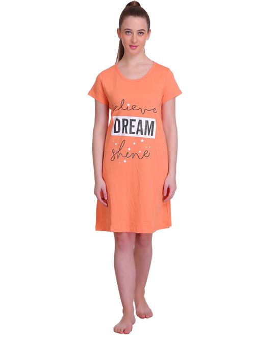 round neck graphic sleepshirt - 19100079 - Very Small Image - 1