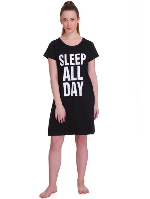 round neck graphic sleepshirt - 19100082 - Very Small Image - 1