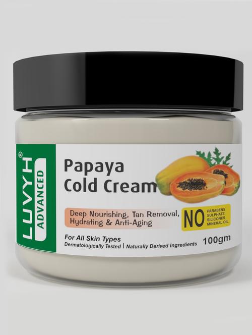 luvyh papaya cold cream 100g - 19100160 - Very Small Image - 1