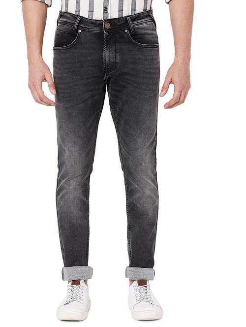 black heavy washed jeans - 19100406 - Very Small Image - 1