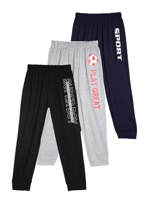 pack of 3 solid track pant - 19101530 - Very Small Image - 1