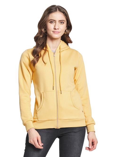 hood neck solid regular sweatshirt - 19102005 - Very Small Image - 1