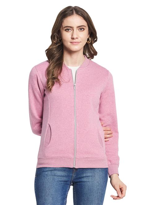zip up solid sweatshirt - 19102073 - Very Small Image - 1