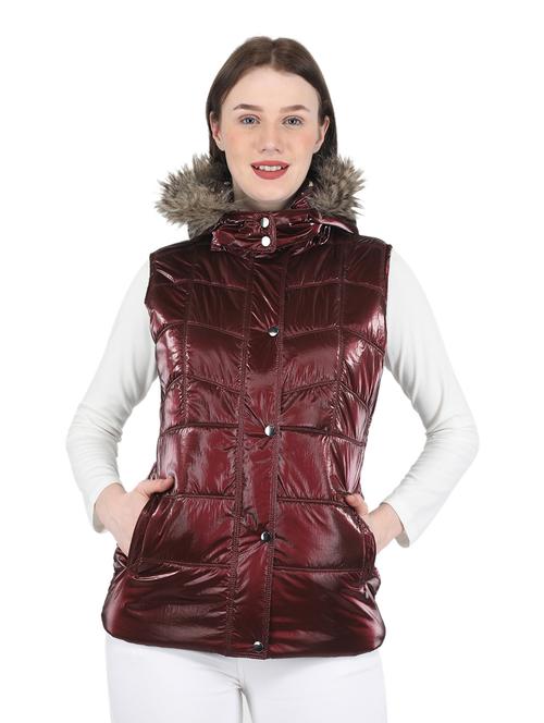 hooded neck quilted jacket - 19102108 - Very Small Image - 1