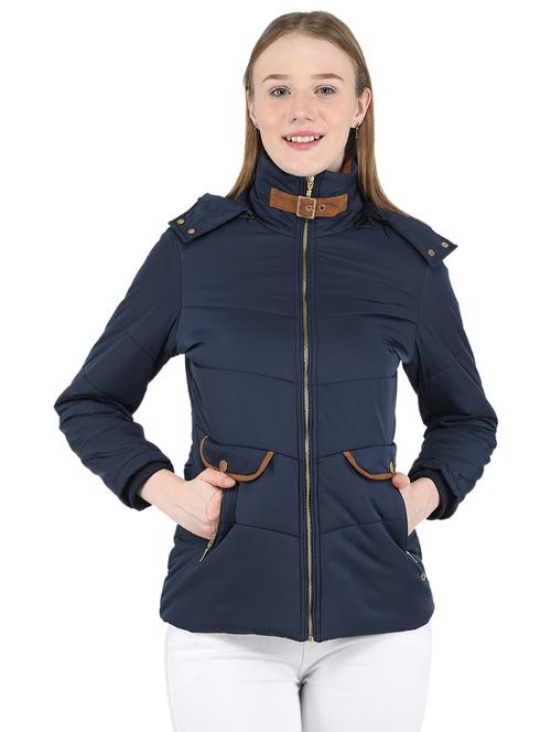 hooded neck quilted jacket - 19102117 - Very Small Image - 1