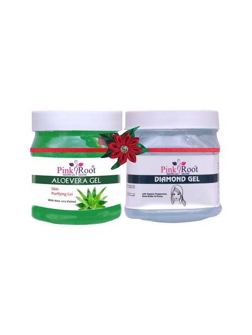 aloe vera gel 500gm with diamond gel 500gm - 19102202 - Very Small Image - 1
