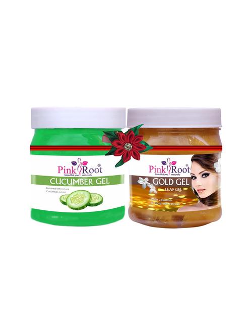 cucumber gel 500gm with gold gel 500gm - 19102303 - Very Small Image - 1