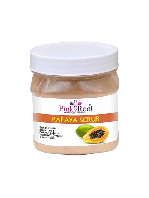 papaya scrub enriched with properties of papaya extract, vitamin e, glycrine, & aloe vera - 19102769 - Very Small Image - 1