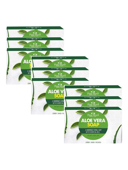 aloevera soap100gm, pack of 9 - 19102976 - Very Small Image - 1