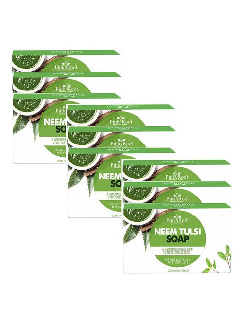 neem tulsi soap100gm, pack of 9 - 19102978 - Very Small Image - 1
