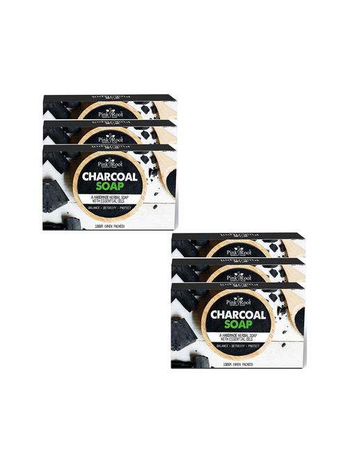charcoal soap100gm, pack of 6 - 19102991 - Very Small Image - 1