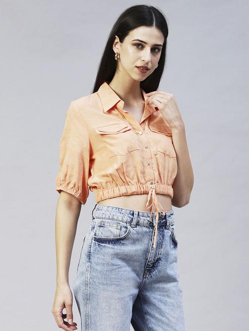 orange coloured regular top - 19108447 - Very Small Image - 1
