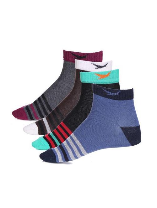 pack of 4 printed above ankel length sock - 19109406 - Very Small Image - 1