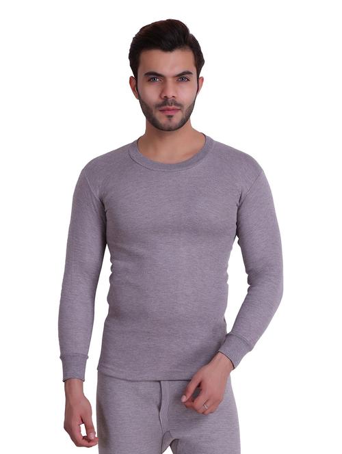 grey fleece thermal top - 19109634 - Very Small Image - 1