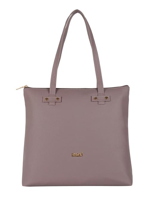 taupe pvc regular handbag - 19111040 - Very Small Image - 1