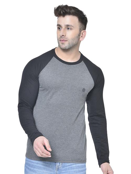 round neck color block t-shirt - 19111484 - Very Small Image - 1