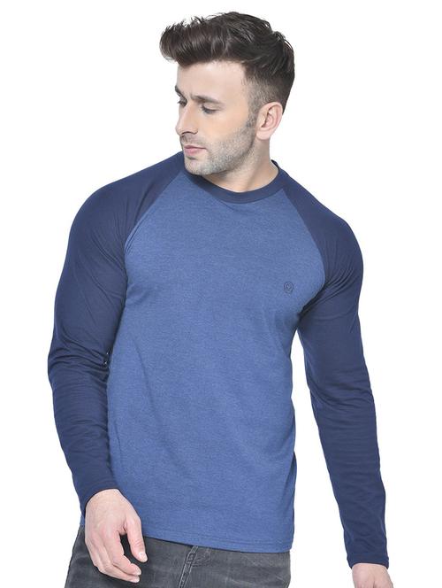 round neck color block t-shirt - 19111486 - Very Small Image - 1