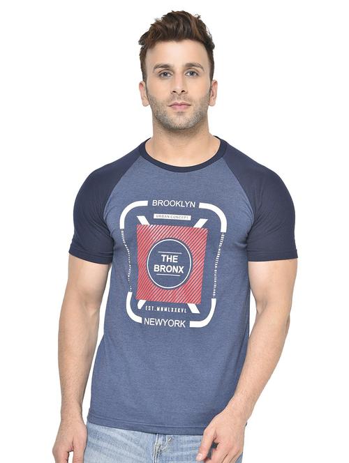 round neck printed t-shirt - 19111498 - Very Small Image - 1