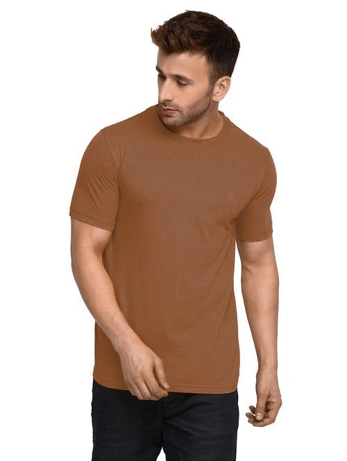 crew neck solid t-shirt - 19111547 - Very Small Image - 1