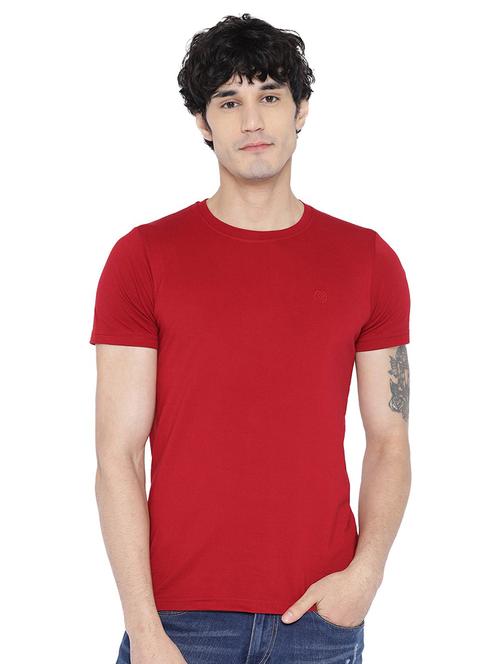 round neck solid t-shirt - 19111606 - Very Small Image - 1