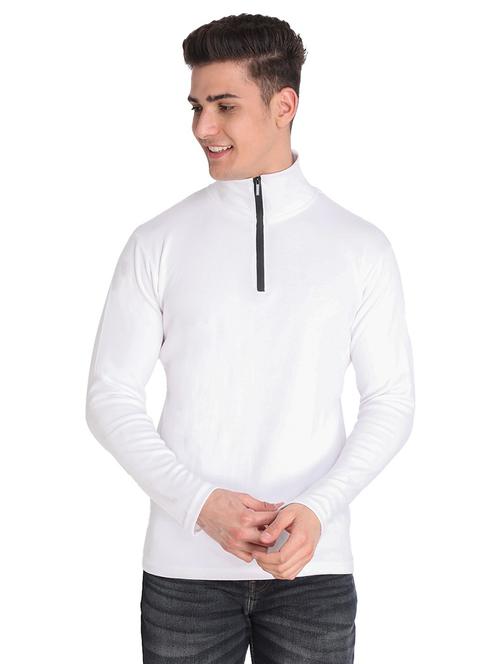 high neck solid t-shirt - 19111611 - Very Small Image - 1