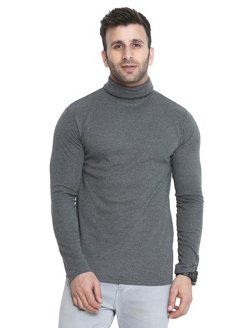 turtle neck solid t-shirt - 19111661 - Very Small Image - 1