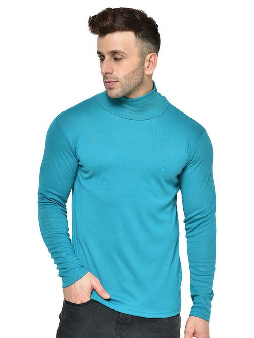 high neck solid t-shirt - 19111663 - Very Small Image - 1