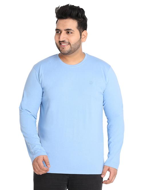 round neck solid t-shirt - 19111800 - Very Small Image - 1