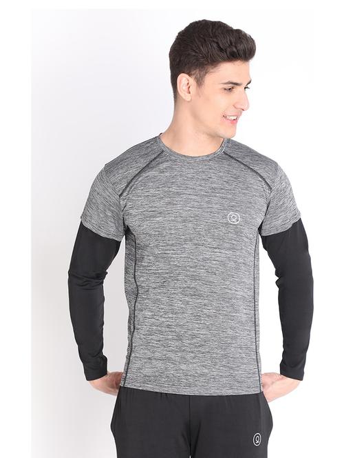 grey texture t-shirt - 19111932 - Very Small Image - 1