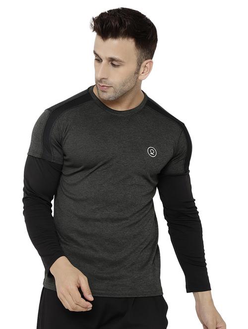 round neck color blocked t-shirt - 19112012 - Very Small Image - 1