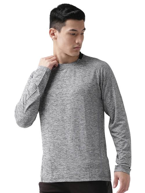 grey solid t-shirt - 19112450 - Very Small Image - 1