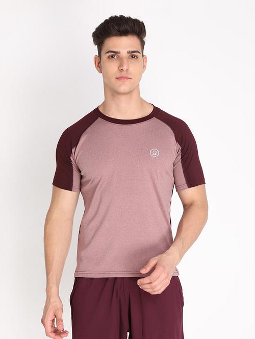 round neck color blocked t-shirt - 19112625 - Very Small Image - 1