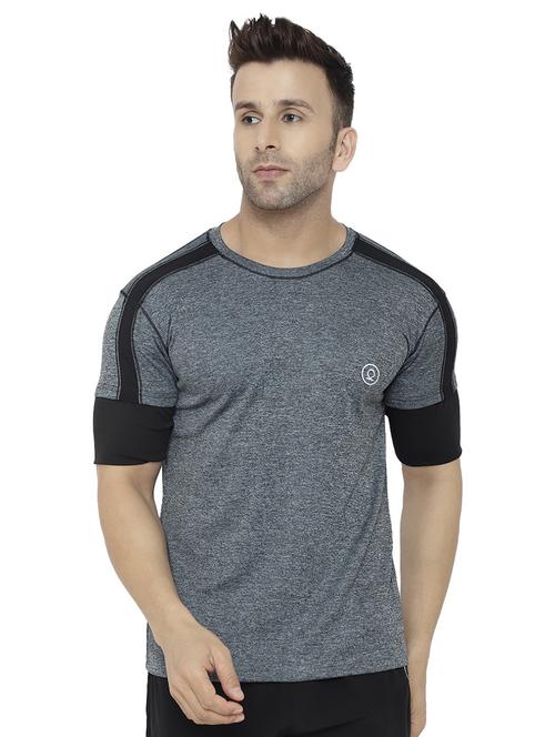 round neck color blocked t-shirt - 19112639 - Very Small Image - 1