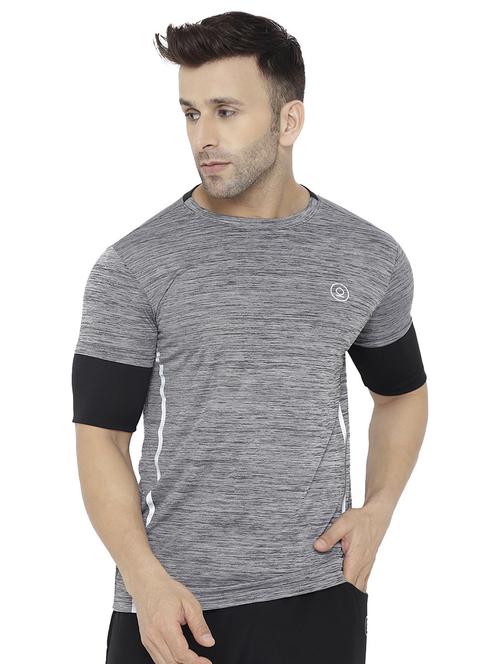 round neck color blocked t-shirt - 19112648 - Very Small Image - 1
