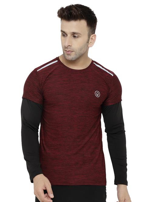 round neck color blocked t-shirt - 19112661 - Very Small Image - 1