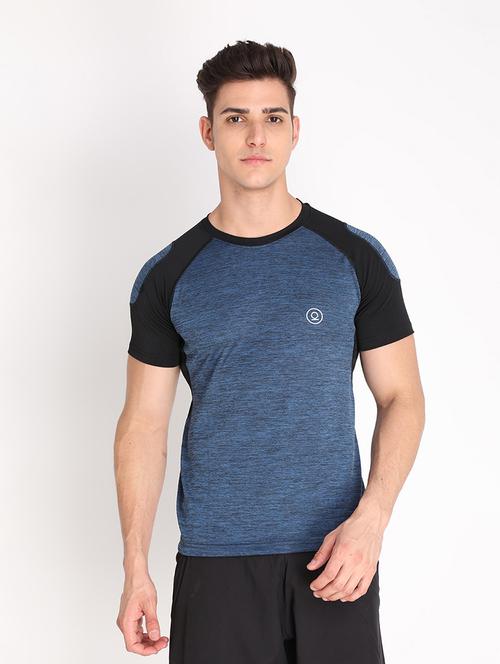 round neck color blocked t-shirt - 19112719 - Very Small Image - 1