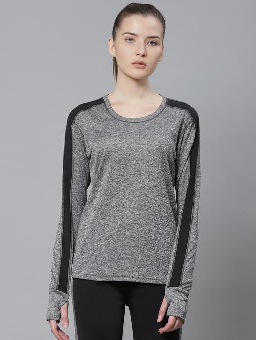 grey polyester regular tshirt - 19113107 - Very Small Image - 1