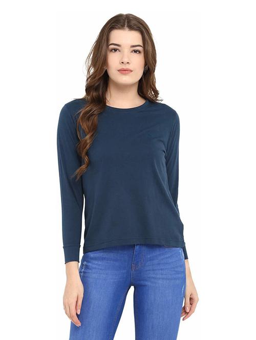 blue polyester regular tshirt - 19113140 - Very Small Image - 1