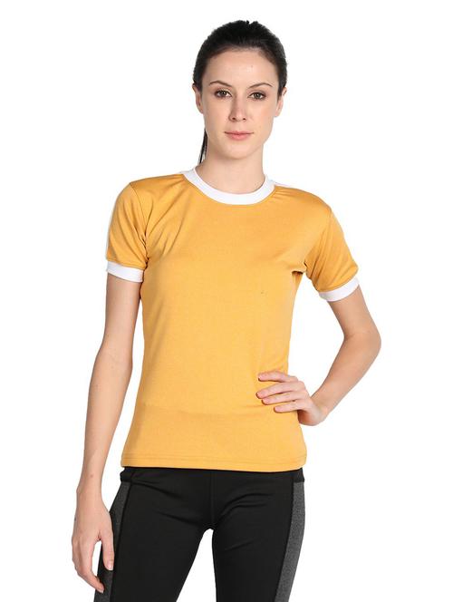 yellow polyester regular tshirt - 19113164 - Very Small Image - 1