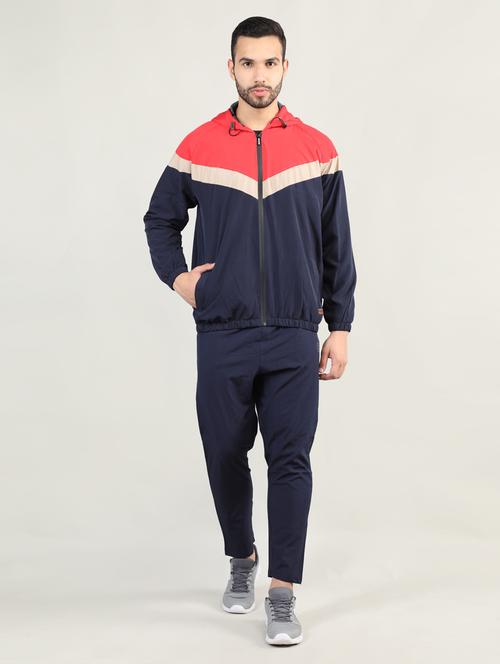 dark blue polyester track suit - 19113278 - Very Small Image - 1