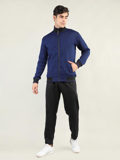 dark blue fleece track suit - 19113309 - Very Small Image - 1