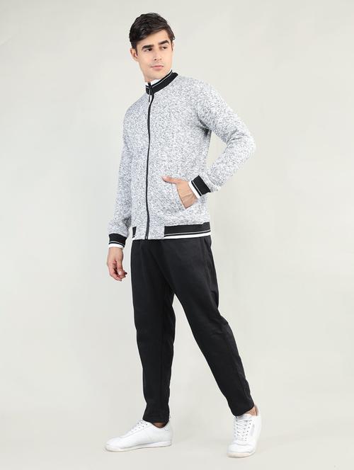 silver fleece track suit - 19113311 - Very Small Image - 1