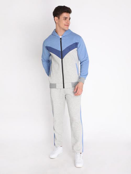 color blocked full length track suit - 19113471 - Very Small Image - 1