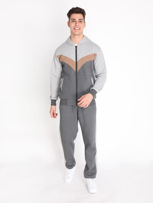 color blocked full length track suit - 19113472 - Very Small Image - 1