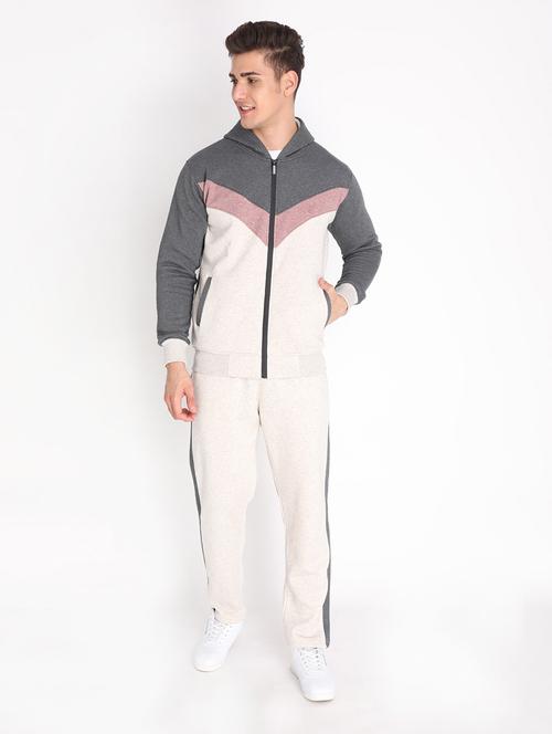 color blocked full length track suit - 19113474 - Very Small Image - 1