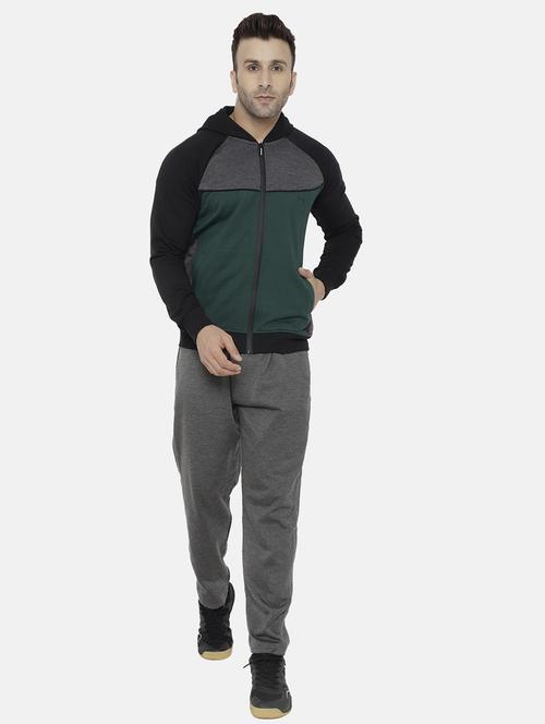 color blocked full length track suit - 19113513 - Very Small Image - 1