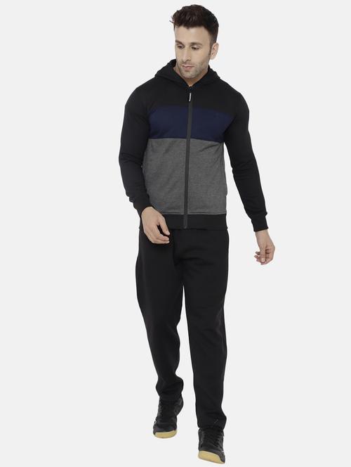 color blocked full length track suit - 19113517 - Very Small Image - 1