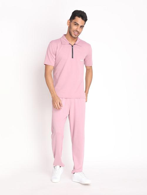 pink cotton track suit - 19113635 - Very Small Image - 1